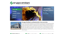Desktop Screenshot of gruppoemiliani.it